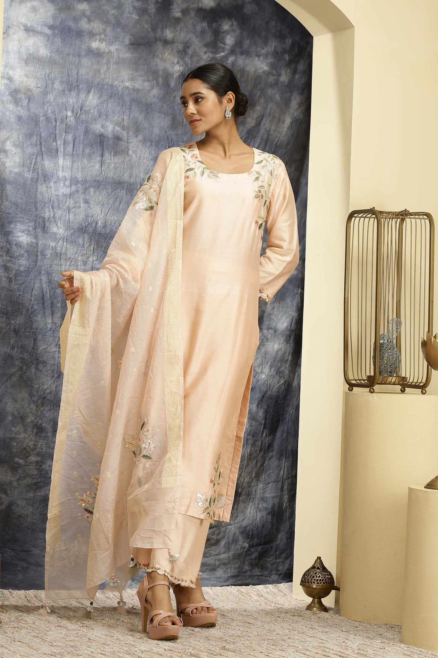 Rajkumari - Nude Pink Suit Set