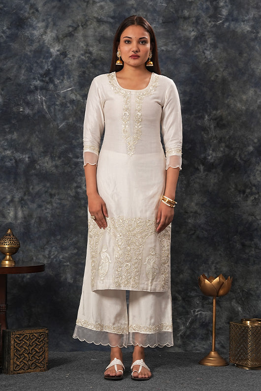 Raasika - Ivory Suit Set