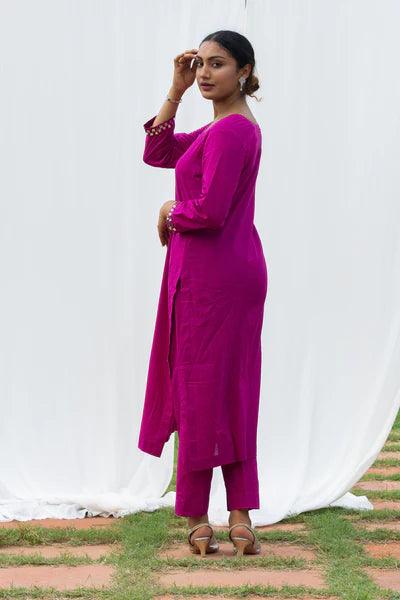 Cape Suit - Wine Suit Set