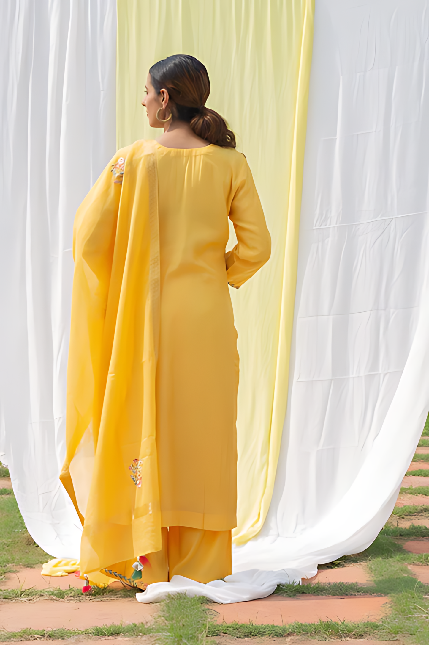 Chidiya - Yellow Suit Set
