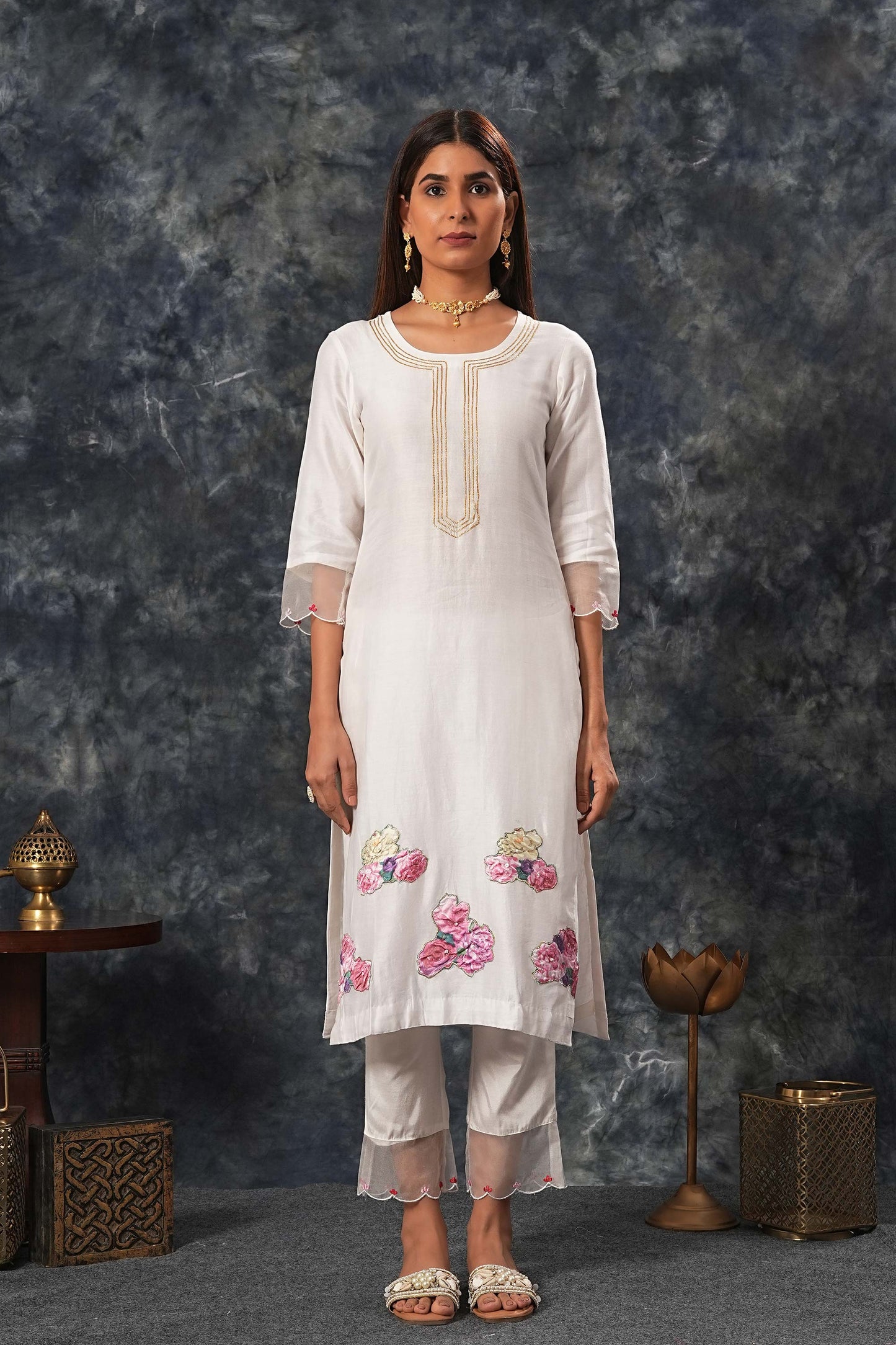 Radhika - Ivory Suit Set