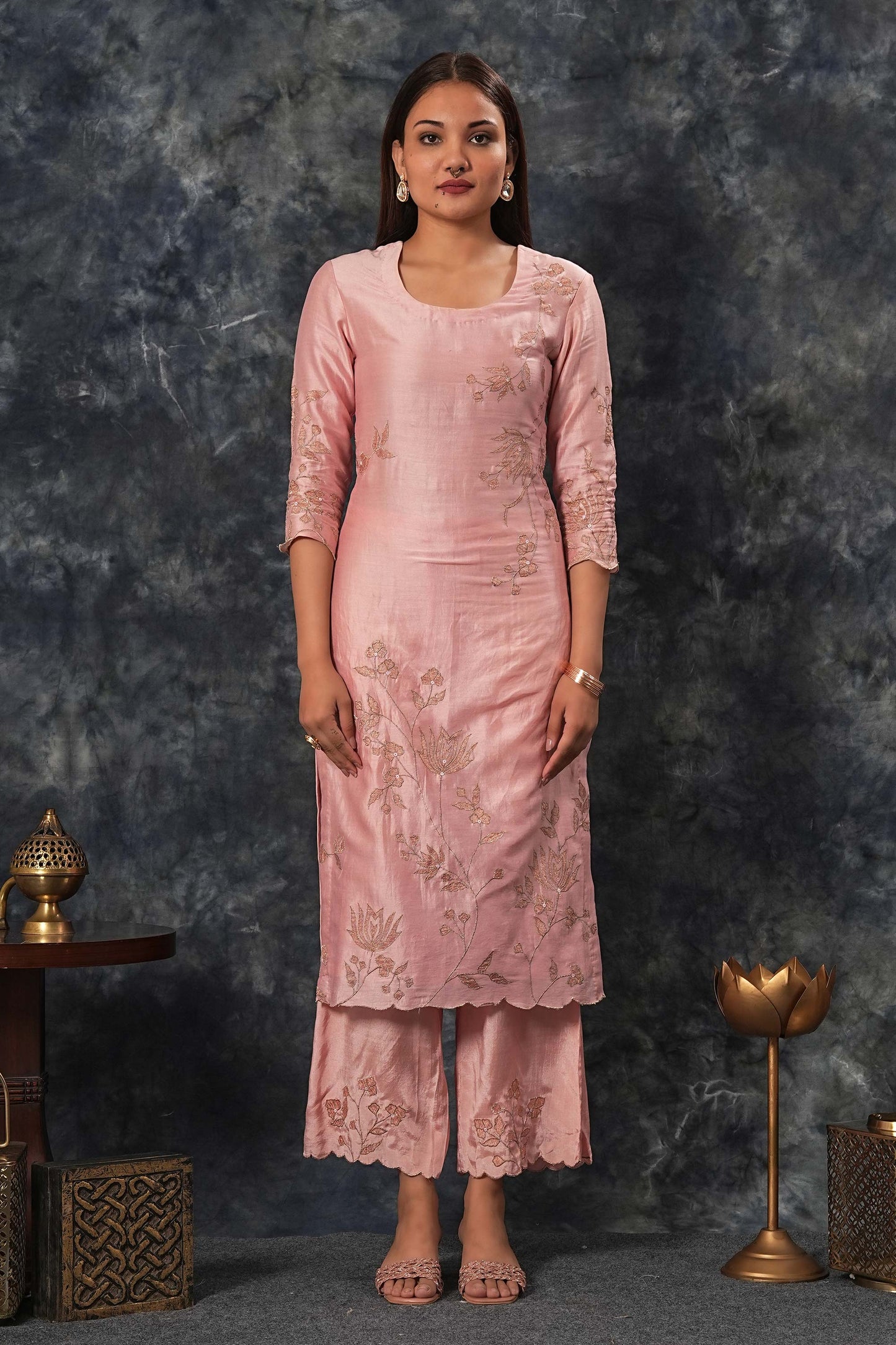 Nandini - Pink Suit Set