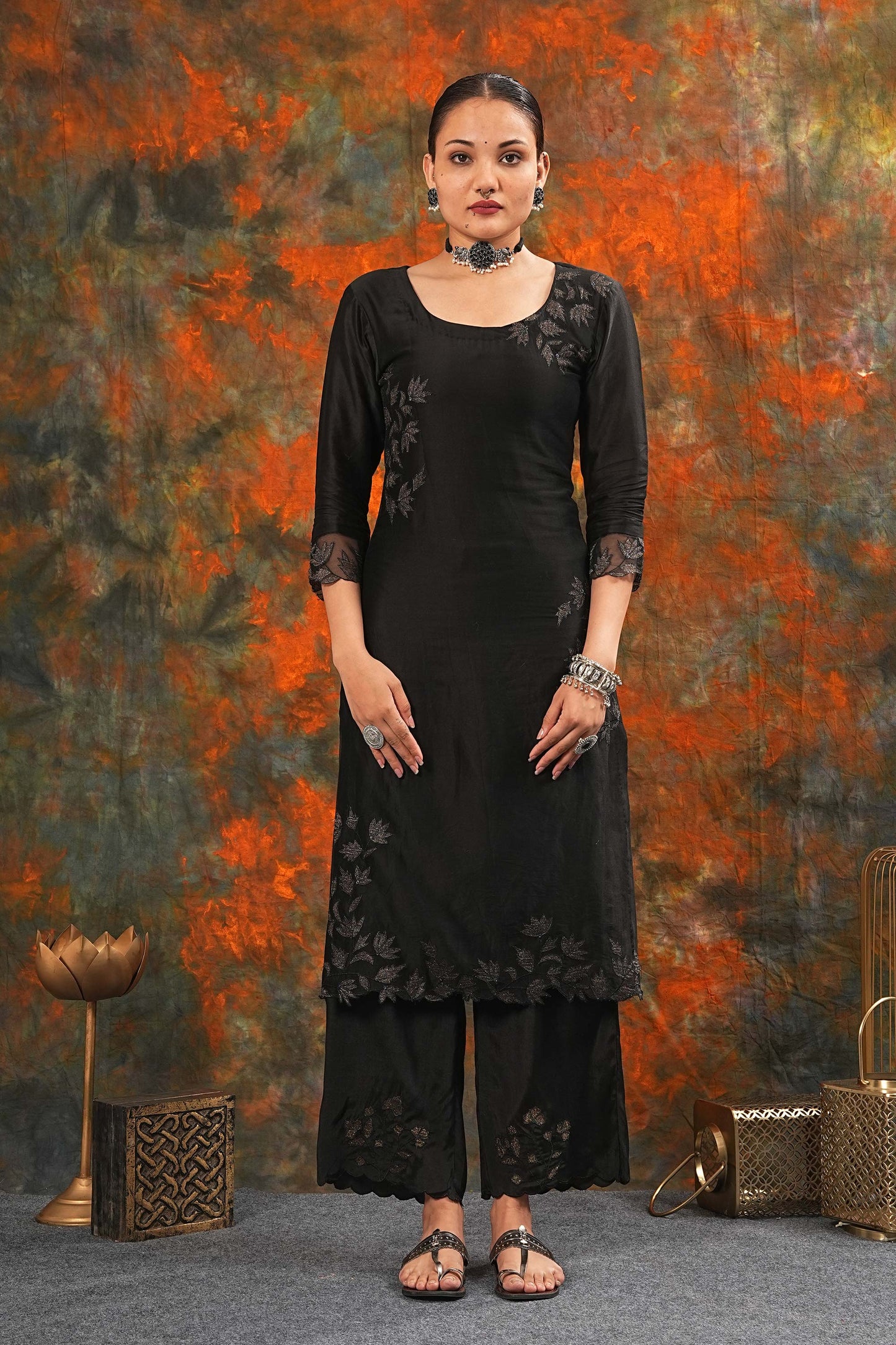 Rajdulari - Black Suit Set