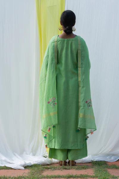 Nidhi - Green Suit Set