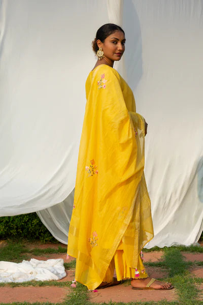 Nidhi - Yellow Suit Set