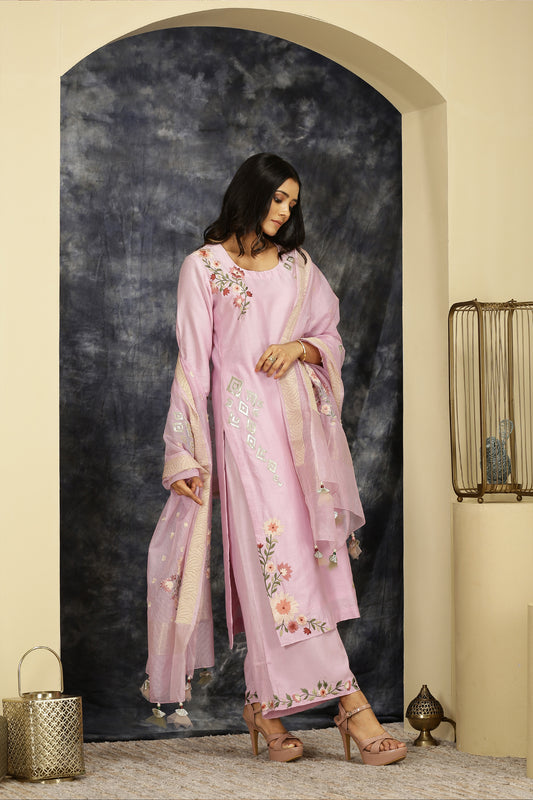 Parineeta - Mauve Suit Set