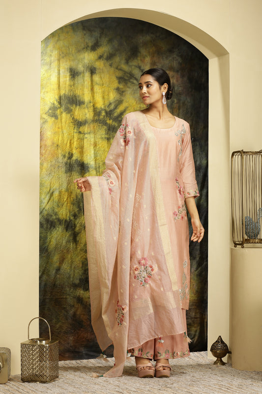 Parineeta - Onion Pink Suit Set