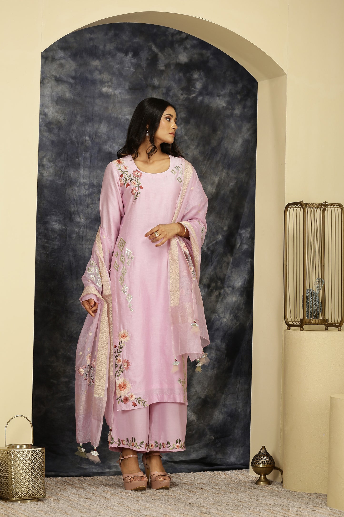 Parineeta - Mauve Suit Set