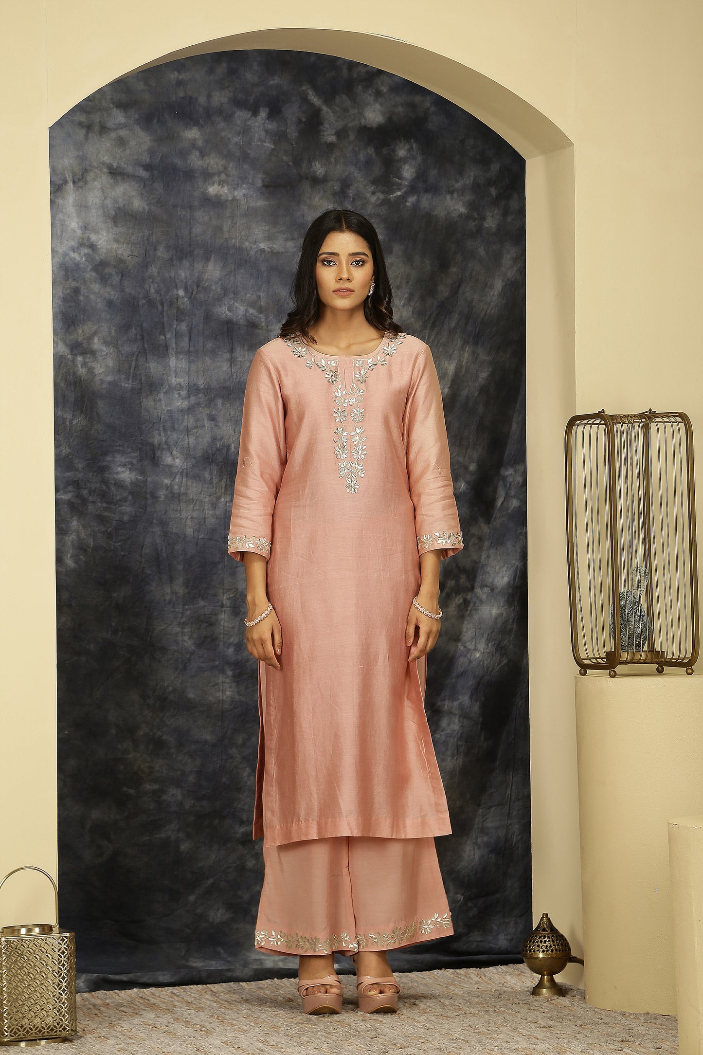 Rajshree - Nude Pink Suit Set