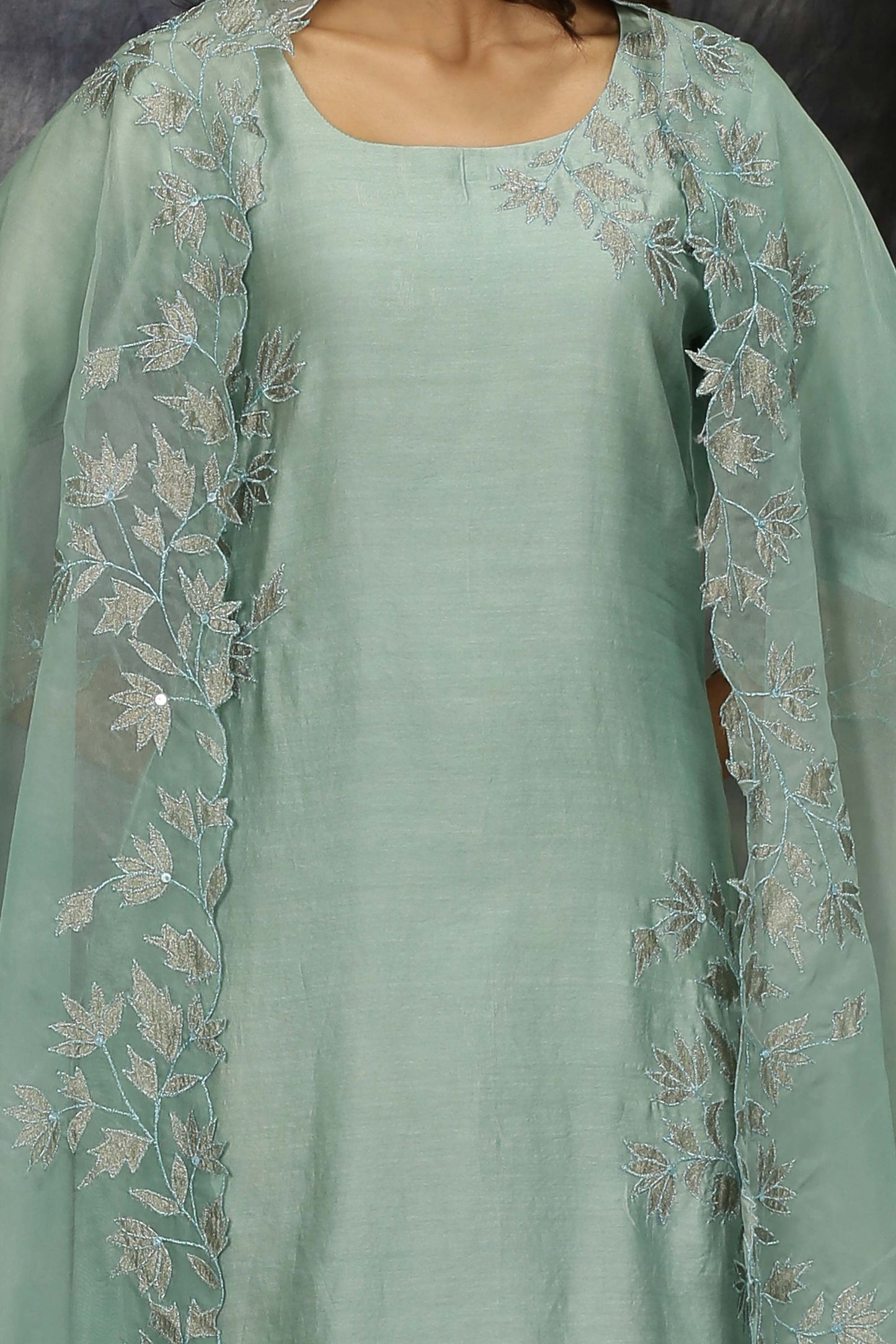 Rajdulari - Powder Blue Suit Set