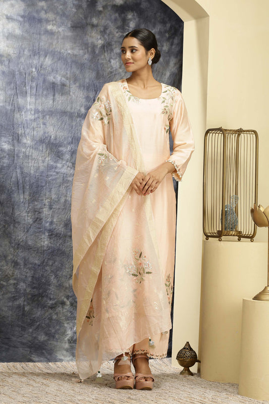 Rajkumari - Nude Pink Suit Set