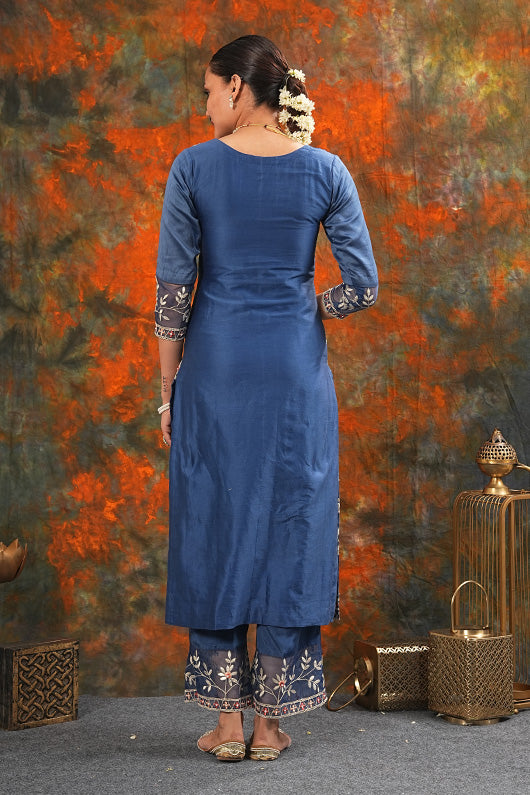 Rukmani - Midnight Blue Suit Set