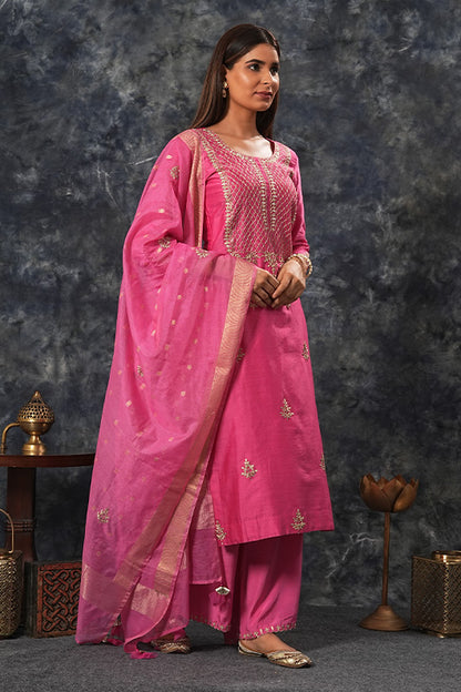 Raj - Hot Pink Suit Set