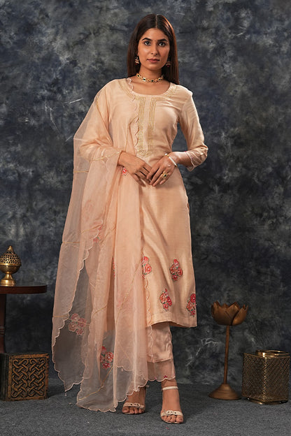 Radhika - Nude Pink Suit Set