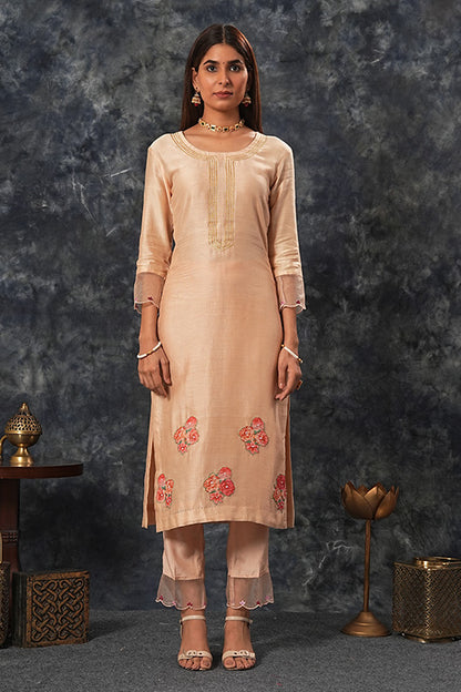 Radhika - Nude Pink Suit Set