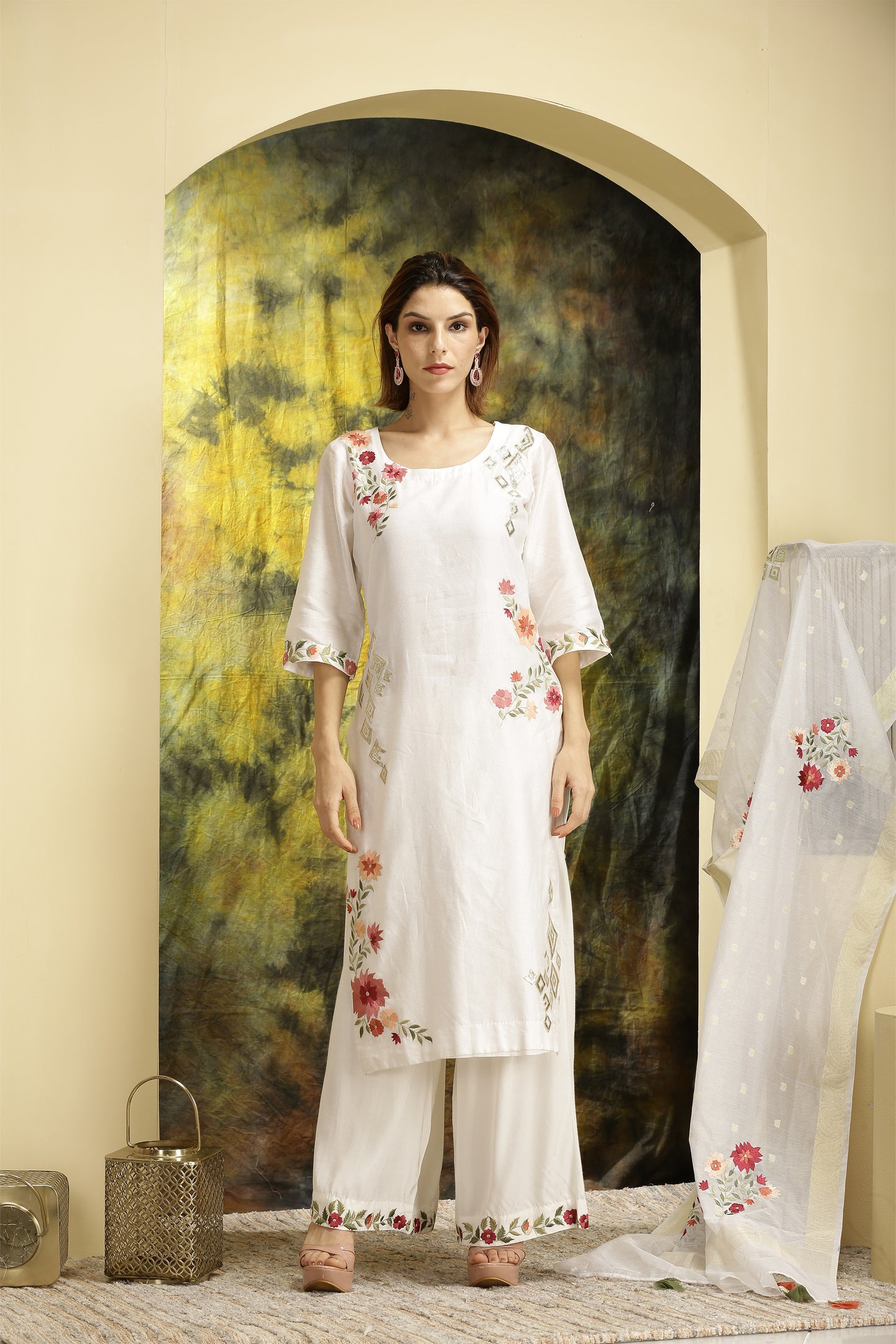 Parineeta - Ivory Suit Set