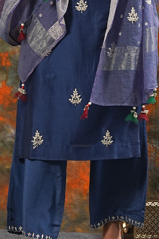 Raj - Midnight Blue Suit Set