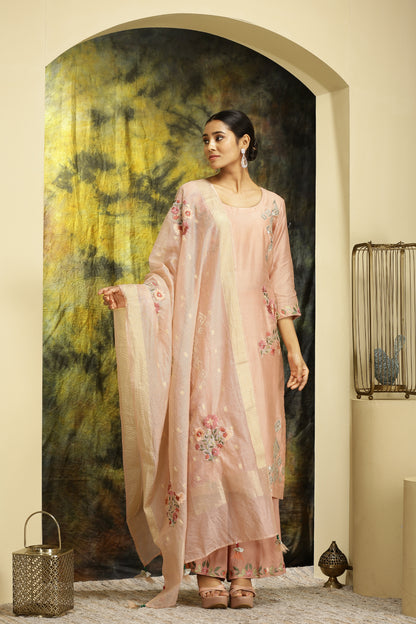 Parineeta - Onion Pink Suit Set