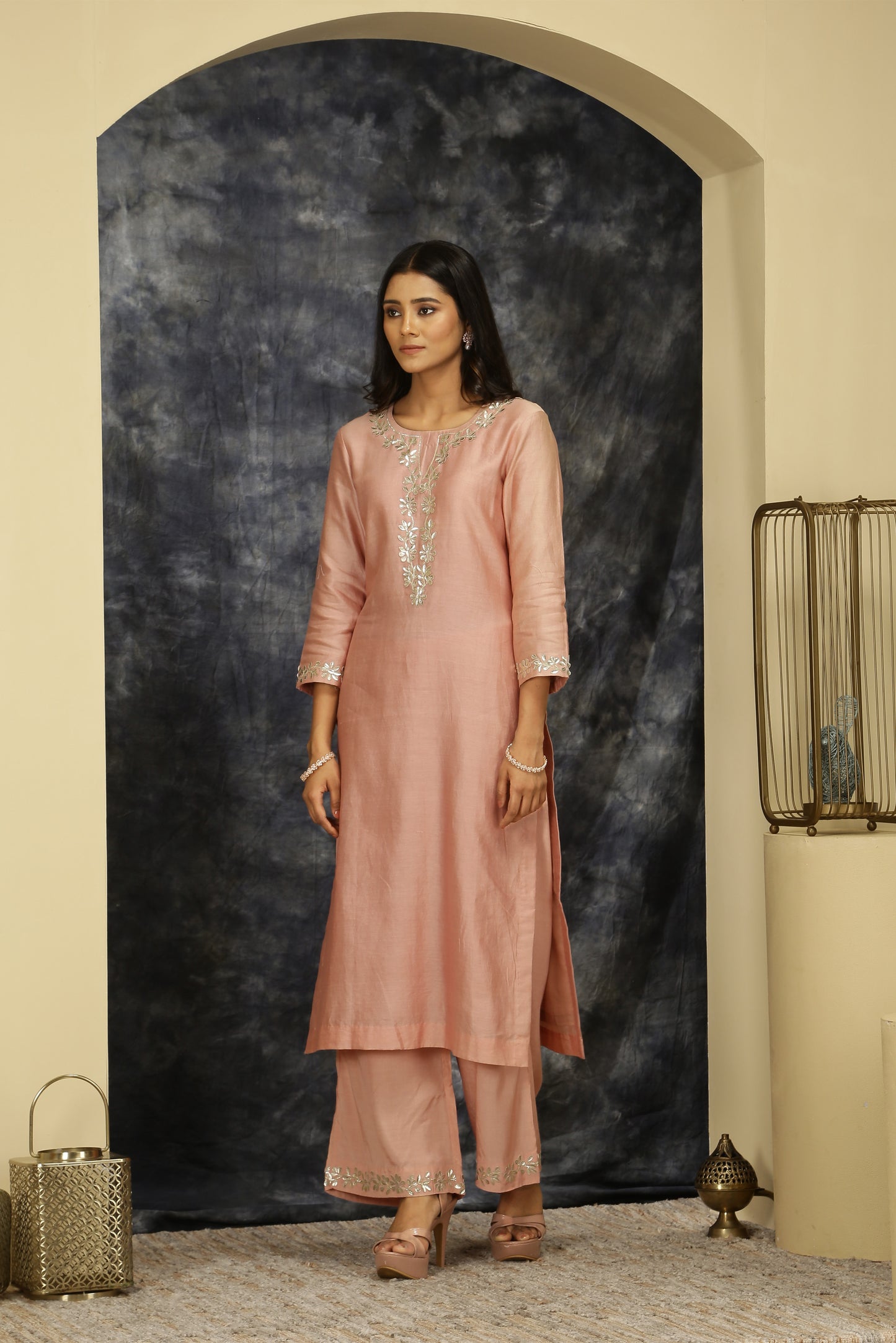 Rajshree - Nude Pink Suit Set