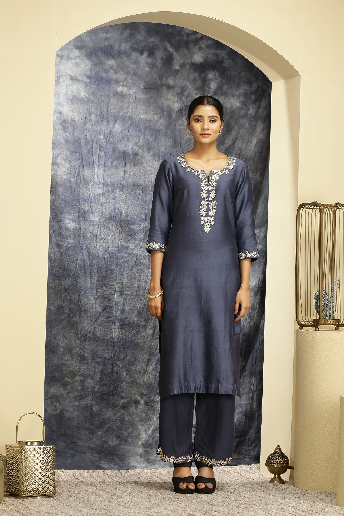 Rajshree - Midnight Blue Suit Set