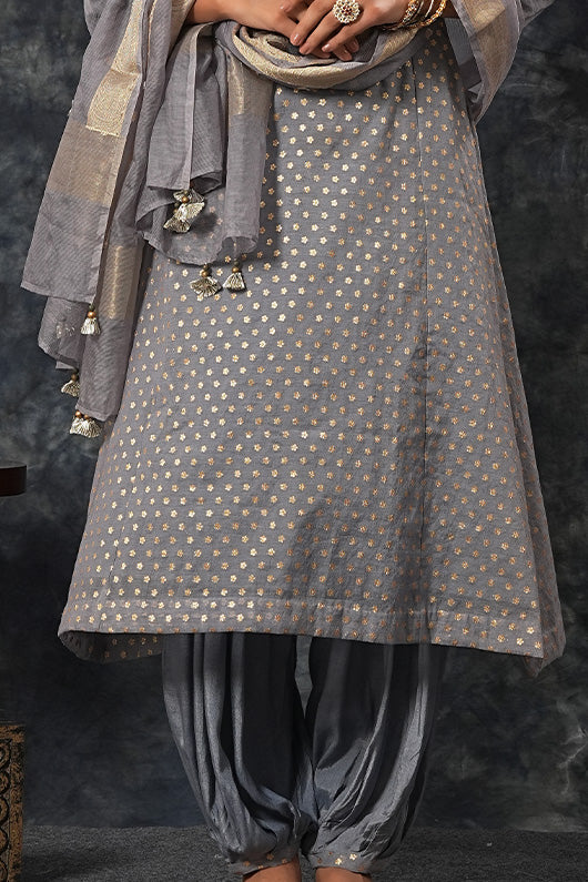 Rajnandini - Dark Grey Suit set