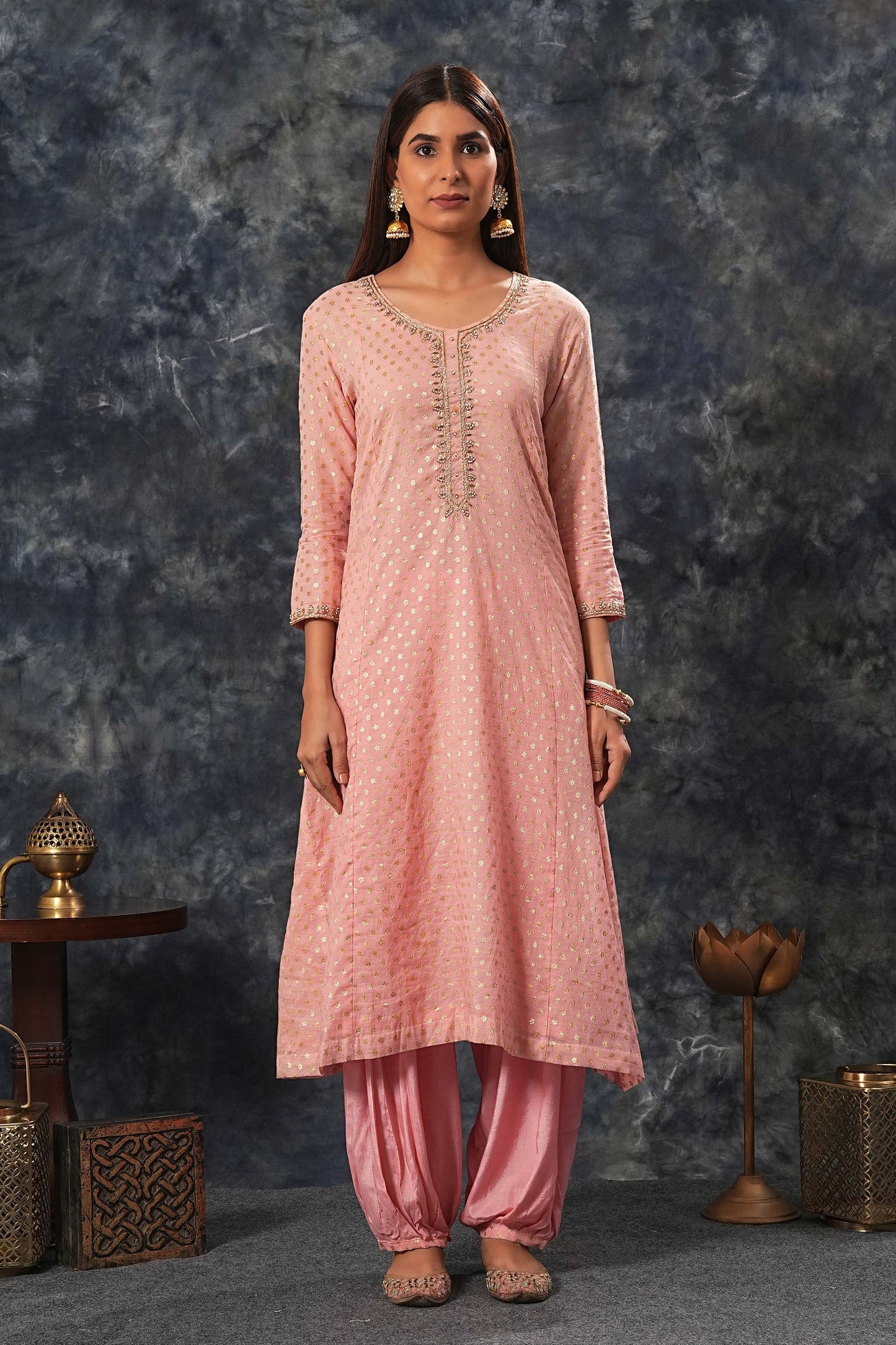 Rajnandini - Onion Pink Suit set