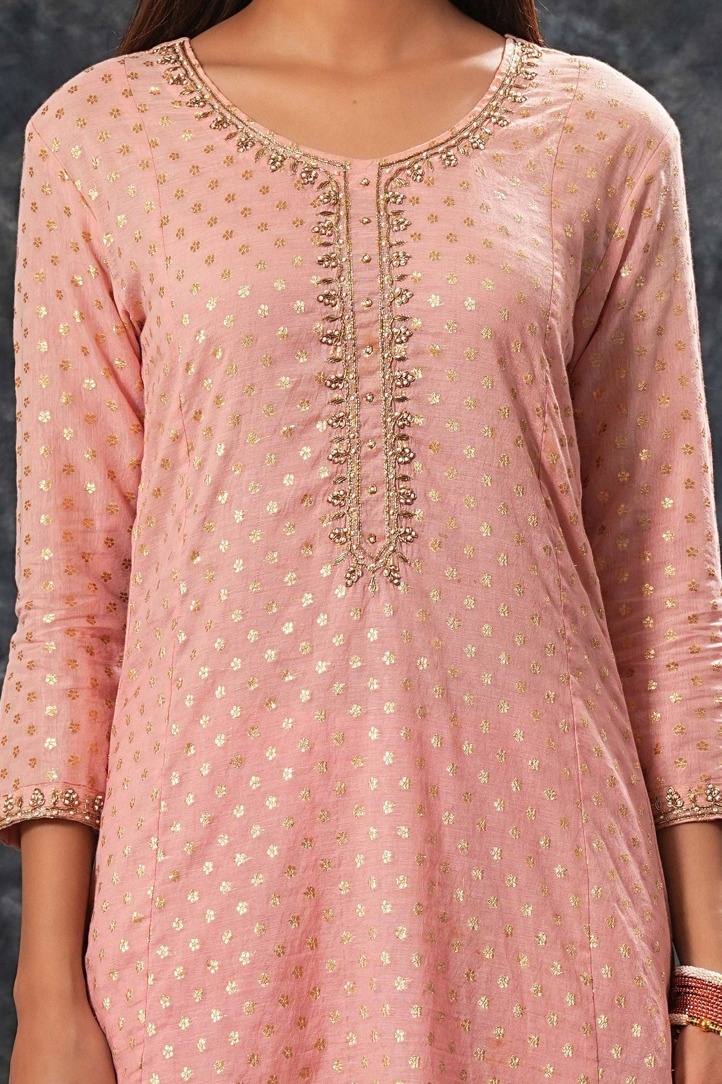 Rajnandini - Onion Pink Suit set