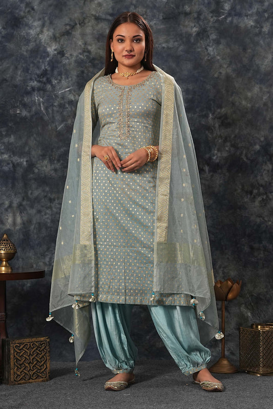 Rajnandini - Powder Blue Suit set