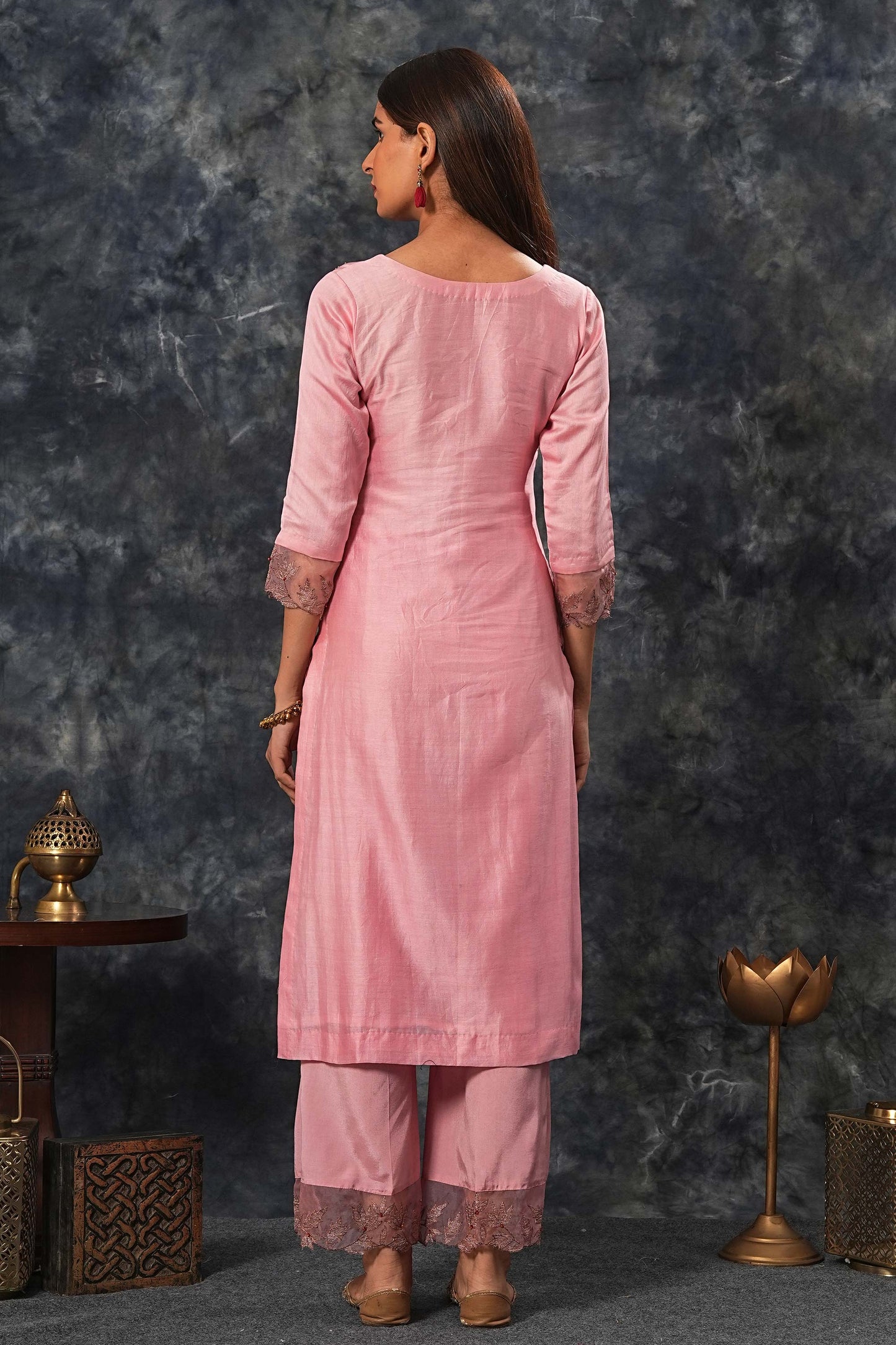 Rajdulari - Onion Pink Suit Set