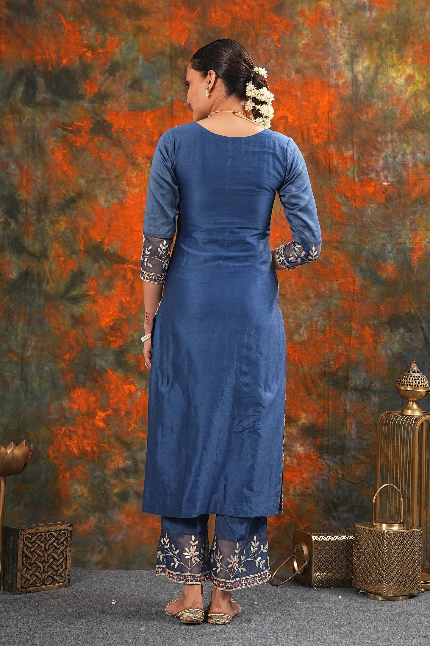 Rukmani - Midnight Blue Suit Set