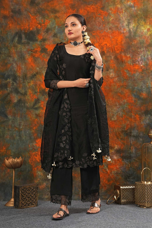 Rajdulari - Black Suit Set