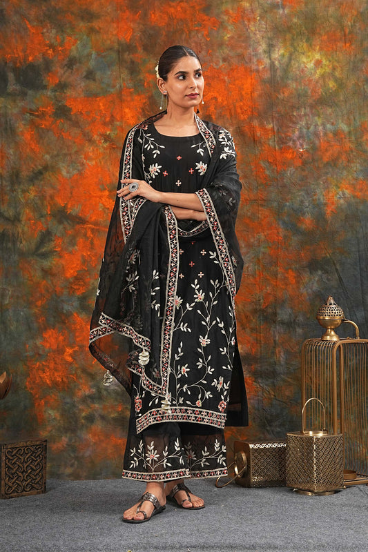 Rukmani - Black Suit Set