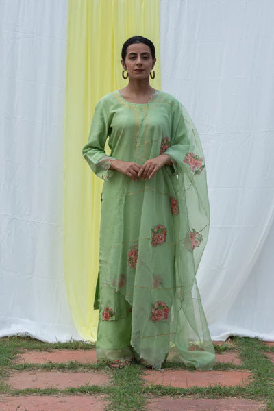 Radhika - Green Suit Set