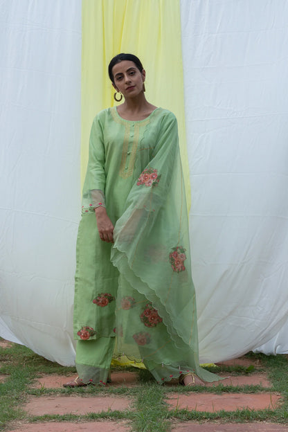 Radhika - Green Suit Set