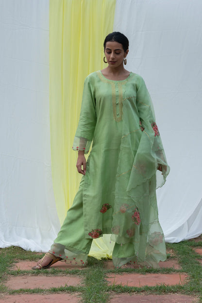 Radhika - Green Suit Set