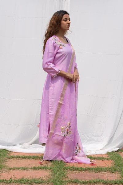 Rajkumari - Mauve Suit Set