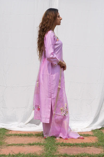 Rajkumari - Mauve Suit Set