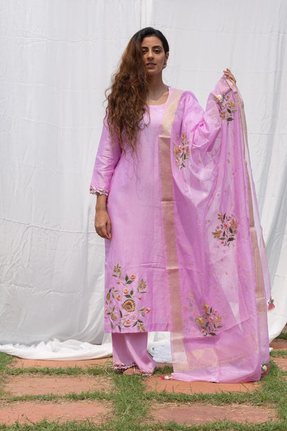 Rajkumari - Mauve Suit Set