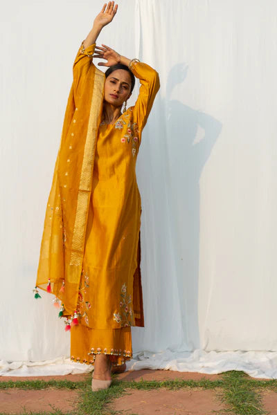 Rajkumari - Yellow Suit Set