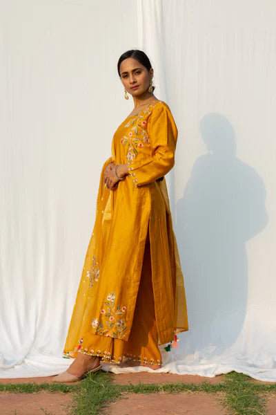 Rajkumari - Yellow Suit Set