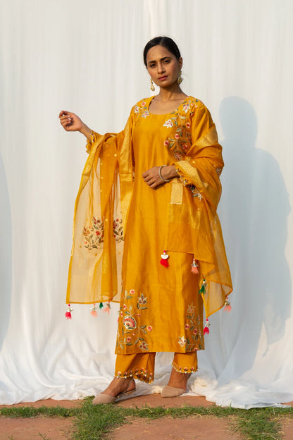 Rajkumari - Yellow Suit Set