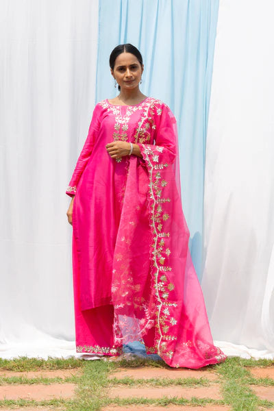 Rajshree - Hot Pink Suit Set