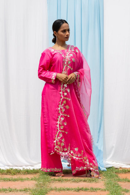 Rajshree - Hot Pink Suit Set