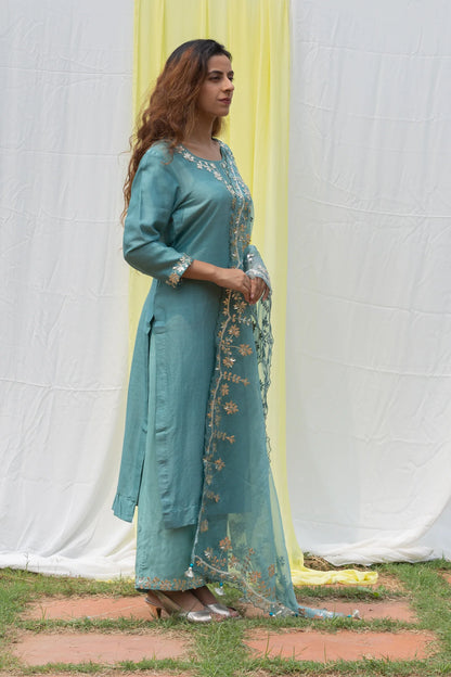 Rajshree - Powder Blue Suit Set