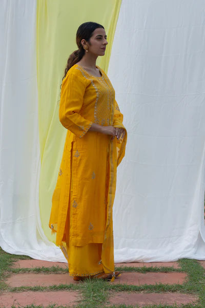 Raj - Yellow Suit Set